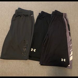 Lot of 3 boys athletic shorts